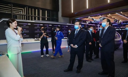 2023科幻大會｜熱烈歡迎中國科協萬鋼主席一行領導蒞臨參觀，指導時頻創新技術助力科技發展新未來！